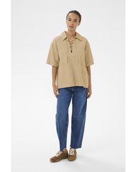 Part Two - Denim Blouse Amelapw Denim Blouse Oversize Fit - Lyst