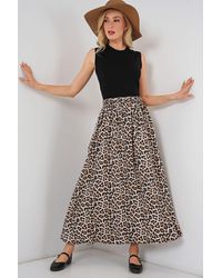 Bigdart - Maxi Skirt With Elastic Waist - Lyst