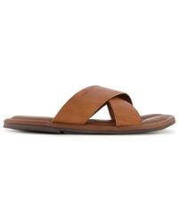 Dune - Frap Mule Sandals Leather - Lyst