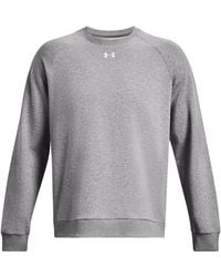 Under Armour - Adult Rival Fleece Crew Neck Sweatshirt (Castle Rock/ - Lyst