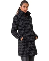 Roman - Dogtooth Flock Coat - Lyst