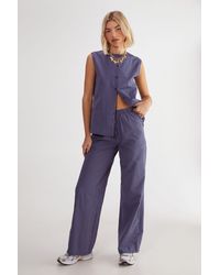 Nasty Gal - Stripe Straight Leg Pant - Lyst