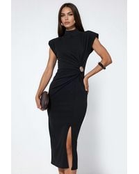 Busem - Midi-Jurk Van Polyester-Elastaan - Lyst