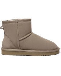 EverAu Australia - Ever Au Ostrich Leather Short Boots - Lyst