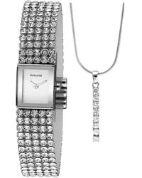 Accurist - Lb1507 Ladies Watch And Necklace Gift Set - Lyst
