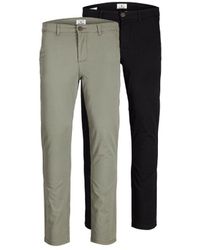 Jack & Jones - Jack&Jones Multi-Pack Pants, Marco Paspel Pockets Low Rise Chinos, 2 Pack - Lyst