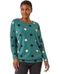 Roman - Spot Print Snit Top - Lyst