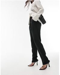 TOPSHOP - Tailored Slim High Waisted Pleat Trouser - Lyst