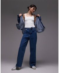 Lacoste - Co-Ord Baggy Fit Denim Jeans - Lyst