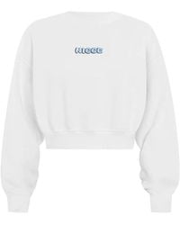 Nicce London - Anta Cropped Sweater Cotton - Lyst