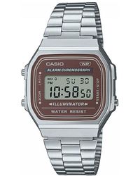 G-Shock - Collection Vintage Watch A168Wa-5Ayes Stainless Steel (Archived) - Lyst