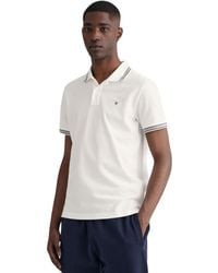 GANT - Herren Tipping Piqué Polohemd - Lyst