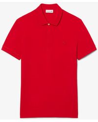 Lacoste - Paris Strech Pique Polo Shirt Cotton - Lyst