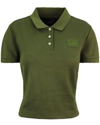 PUMA - X Rihanna Fenty Cropped Polo Shirt Nylon - Lyst