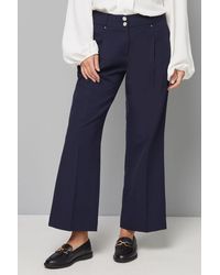 Wallis - Petite Smart Wide Leg Trousers - Lyst
