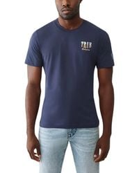 TRUE RELIGION - 700655 T Shirts Crew Neck Short Sleeve Summer Soft Cotton Tee - Lyst