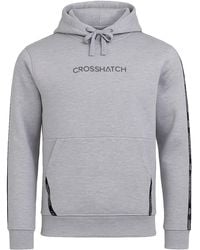 Crosshatch - Apollos Panel Tape Hoodie Cotton - Lyst