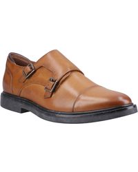 Hush Puppies - Kane Leather Double Monk Shoes - Lyst