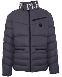 Philipp Plein - Padded Bold Logo Jacket - Lyst