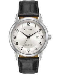 Citizen - Watch Aw1231-07A Leather - Lyst