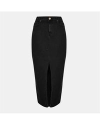 Pieces - Skirt Midi Pencil - Lyst