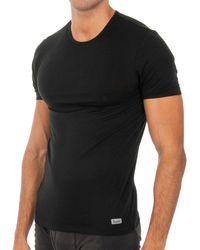Abanderado - Short Sleeve Cotton Thermal Tech 041Y T-Shirt - Lyst