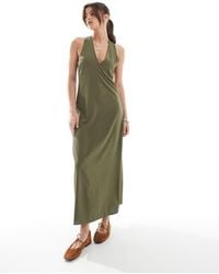 ONLY - Maxi Dress With Cross Back Detail - Lyst