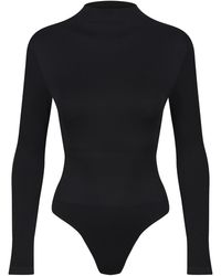 Ruey - Ladies Essentials Turtle Neck Bodysuit Sculpting Recycled Stretch Fit - Lyst
