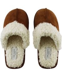 Ted Baker - Slippo Slippers Suede - Lyst