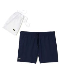 Lacoste - Light Quick-Dry Swim Shorts - Lyst