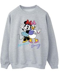 Disney - Ladies Minnie Mouse And Daisy Sweatshirt (Sports) - Lyst