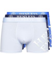 Henleys - Tringles Boxer Shorts 3Pk - Lyst