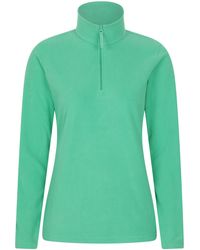Mountain Warehouse - 'Camber' Striped Fleece Top Half Zip Quick Dry Breathable Sweater - Lyst