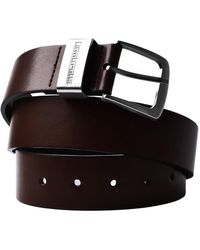 Lambretta - Leather Lined Belt (Dark) - Lyst