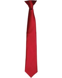 PREMIER - Colours Satin Clip Tie - Lyst
