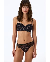 Penti - Lotus Mesh Floral Padded Bra - Lyst