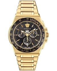 Versace - Greca Extreme Chrono Watch Ve7H00623 Stainless Steel - Lyst