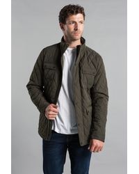 Kensington Eastside - Diamond Quilted Funnel Neck Jacket - Lyst