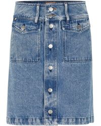 BOSS - Mini A Line Skirt - Lyst