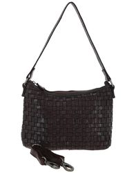 Ashwood Leather - 'Incanto Infinito' Vintage Woven Shoulder Bag - Lyst