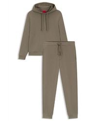HUGO - Dapo Dayote Contrast Logo Tracksuit - Lyst