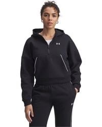 Under Armour - Ua Rival Relaxed Fit Drop Shoulder Hooded Neck Sweatshirt - Lyst