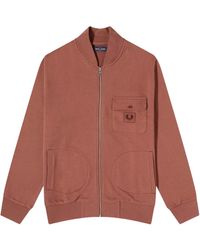 Fred Perry - Whiskey Zip Through Bomber Jacket Cotton - Lyst