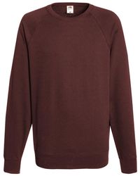 Fruit Of The Loom - Lightweight Raglan Sweatshirt (240 Gsm) () - Lyst