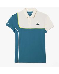 Lacoste - Sport Tennis X Daniil Medvedev Regular-fit Poloshirt In Groen - Lyst