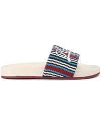 Kurt Geiger - Script Slide Sandals - Lyst