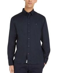 Tommy Hilfiger - Shirts Slim Fit Oxford Long Sleeve Casual Cotton Formal Top - Lyst