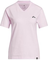 adidas - Slide V Neck T-Shirt - Lyst
