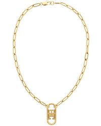Tommy Hilfiger - 2780723 Ladies Th Monogram Necklace - Lyst