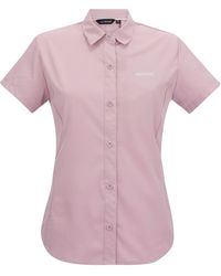 Regatta - Ladies Lightweight Insect Repellent Short-Sleeved Travel Shirt (Powder Lilac Solid) - Lyst